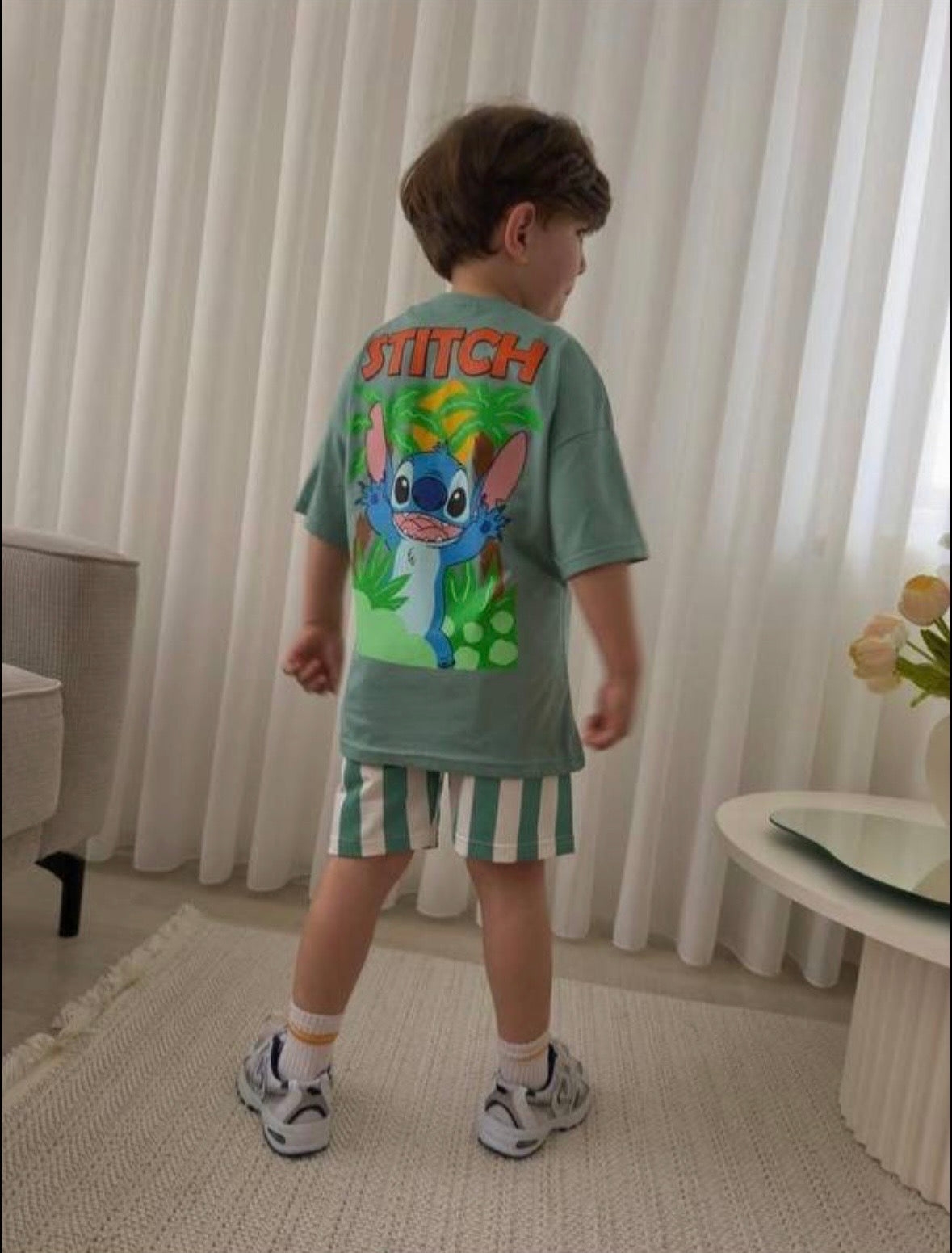 STITCH ERKEK ÇOCUK ŞORTLU TAKIM