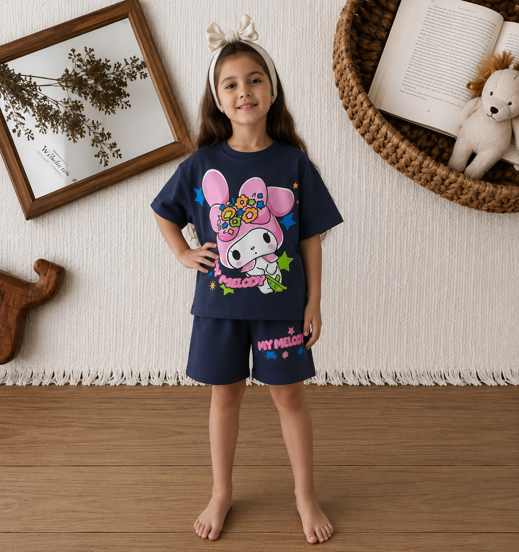 MY MELODY KIZ ÇOCUK ŞORTLU TAKIM
