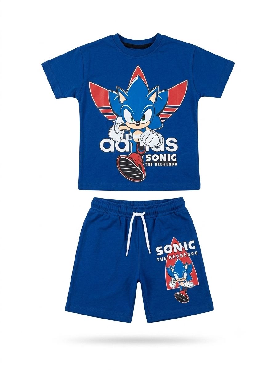 SONIC ERKEK ÇOCUK ŞORT TAKIMI